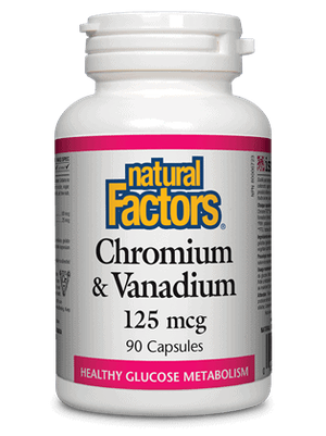 Chromium & Vanadium 125 mcg 90 capsules