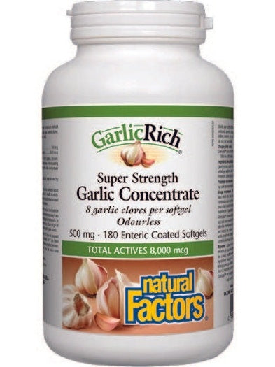 GarlicRich® 500 mg Super Strength Garlic Concentrate