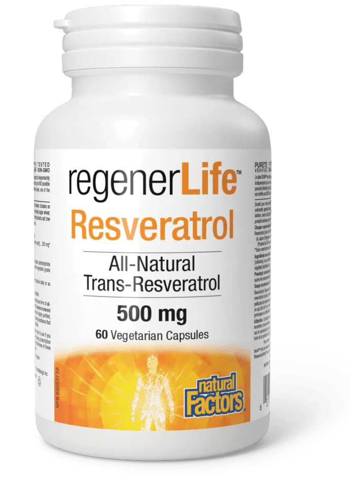 RegenerLife™ Resveratrol 500 mg 60 vegicaps
