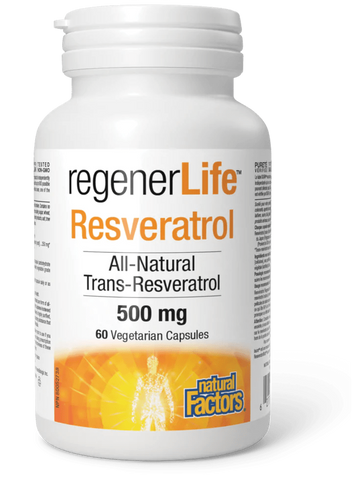 RegenerLife™ Resveratrol 500 mg 60 vegicaps
