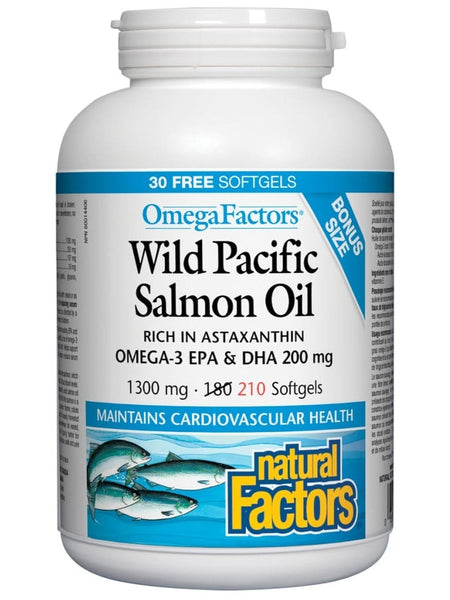 Wild Pacific Salmon Oil - 210 softgels