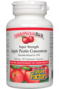 Super Strength Apple Pectin Concentrate 500 mg - 90 vegicaps