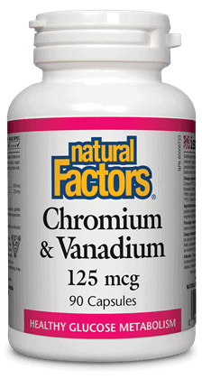 Chromium & Vanadium 125 mcg 90 capsules