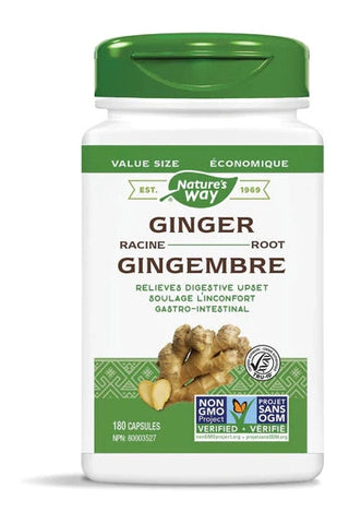 Ginger Root 550 mg 180 capsules