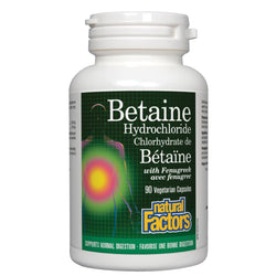 Betaine HCL with Fenugreek - 90 capsules