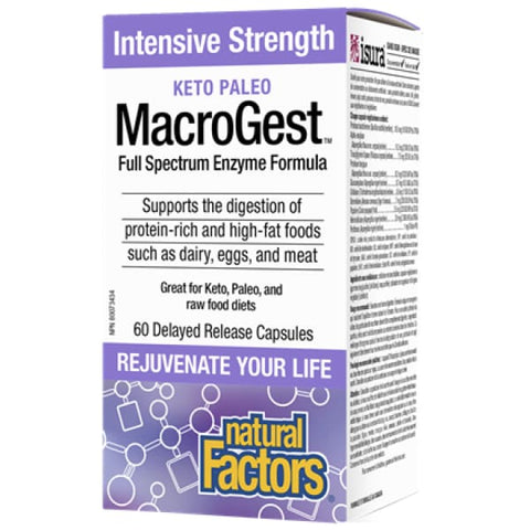 Macrogest Digestive Enzyme - Keto/Paleo 60 capsules