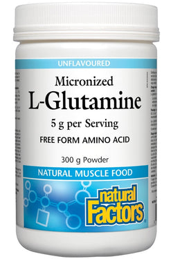 Micronized L-Glutamine - 300 grams