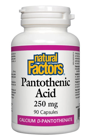 Pantothenic Acid 250 mg - 90 capsules