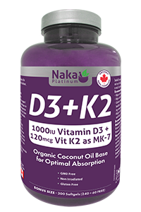 Vitamin D3 & K2 - 300 softgels
