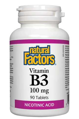 Vitamin B3 Niacin 100 mg - 90 tablets