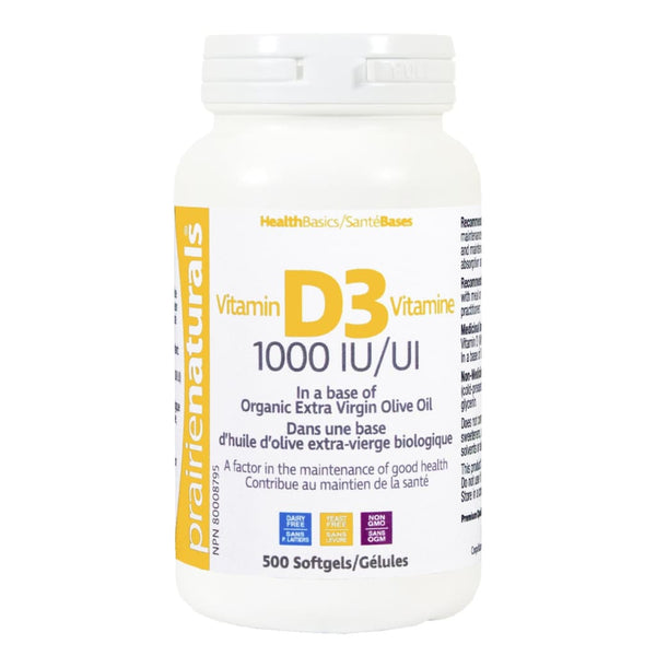 Vitamin D 1 000 i.u. - 500 softgels