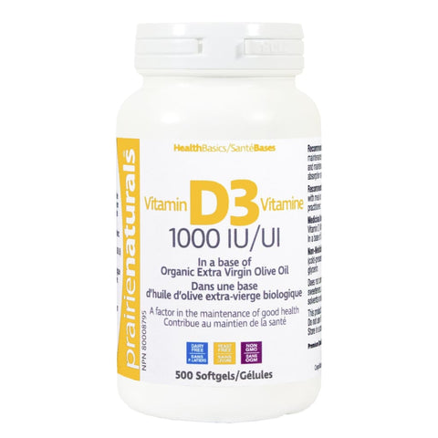 Vitamin D 1 000 i.u. - 500 softgels