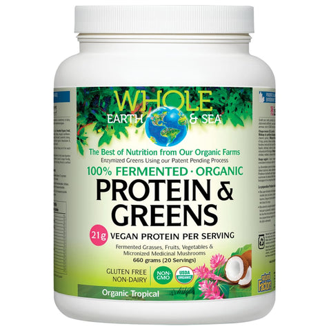Whole Earth & Sea Fermented Protein & Greens - Chocolate