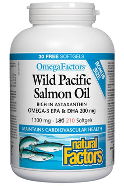 Wild Pacific Salmon Oil - 210 softgels