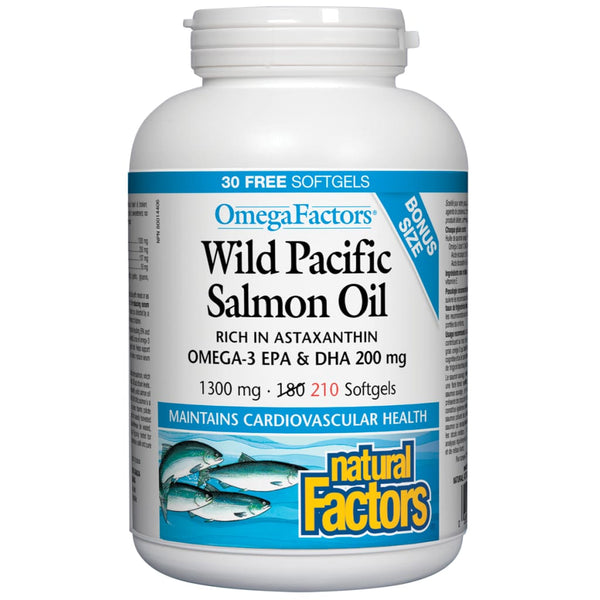 Wild Pacific Salmon Oil - 210 softgels