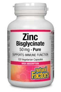 Zinc Bisglycinate 25 mg 120 vegicaps